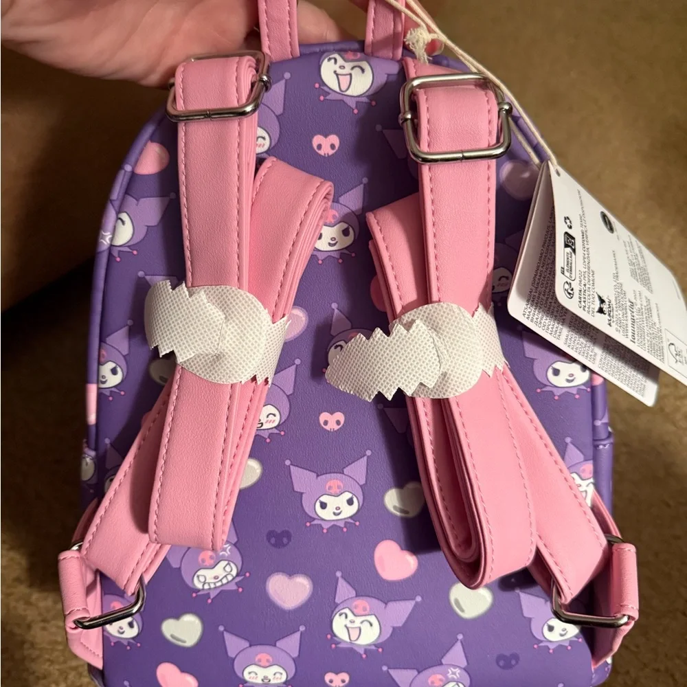 Loungefly Sanrio Purple Kuromi Backpack - Picture 6 of 7